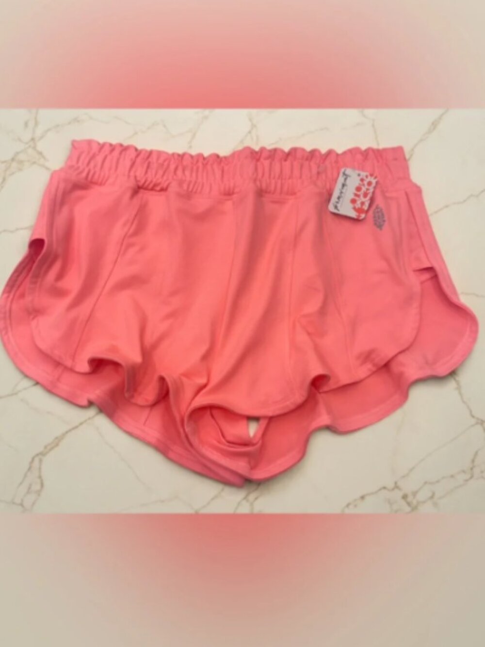 NWT Free People Off Duty Shorts in Just Peachy XL